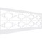 Ekena Millwork 36"H x 94 1/2"W Gypsum PVC Wainscot Paneling Kit WPK36X94GYP - alternate 1